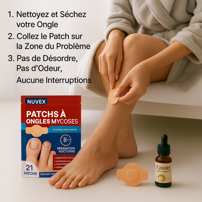 Nuvex - Patchs Anti-Mycoses Ongles